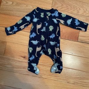 Newborn dinosaur outfit one piece